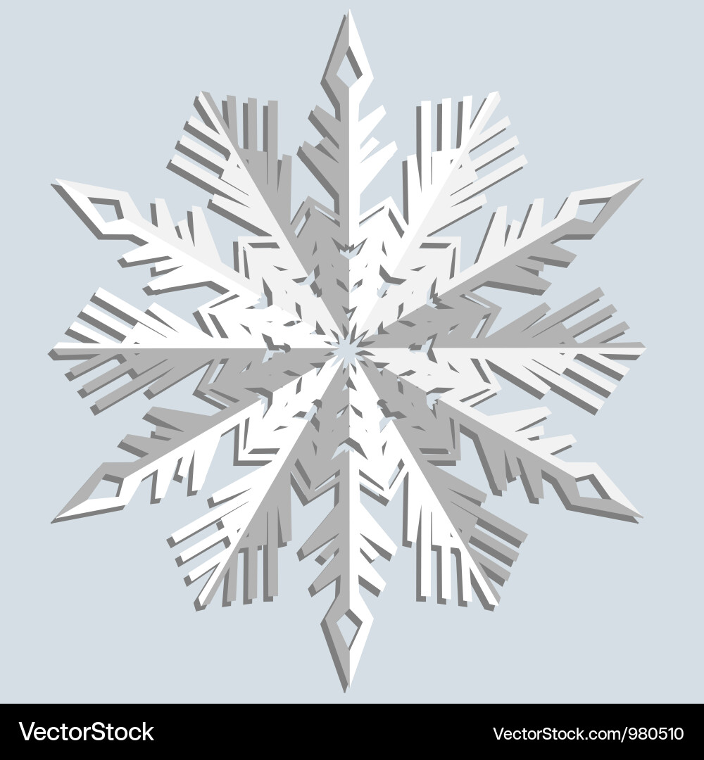 Snowflakes Royalty Free Vector Image - VectorStock