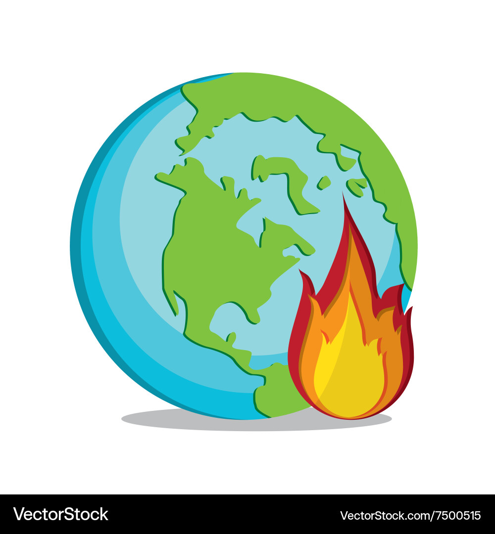 Save world design Royalty Free Vector Image - VectorStock