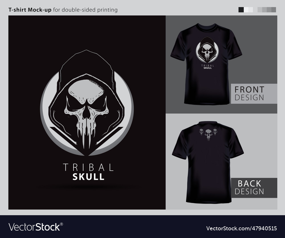 Skull T Shirt Design Royalty Free Vector Image Skull T Shirt Design Royalty Free Vector Image