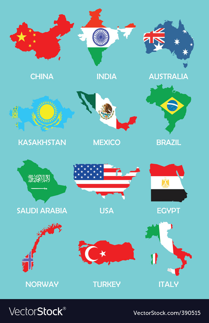 World maps Royalty Free Vector Image - VectorStock