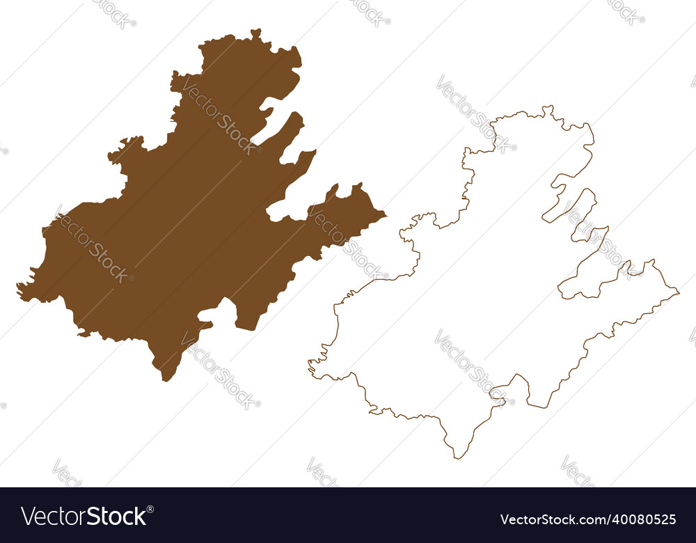 Anvers island palmer archipelago antarctica map Vector Image