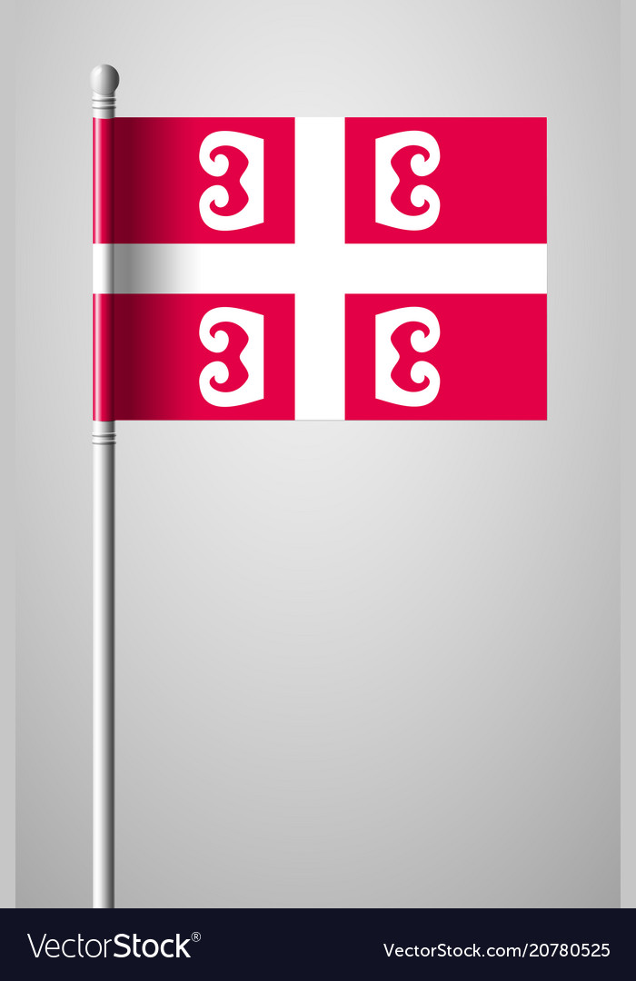 Serbian cross national symbol serbia national Vector Image