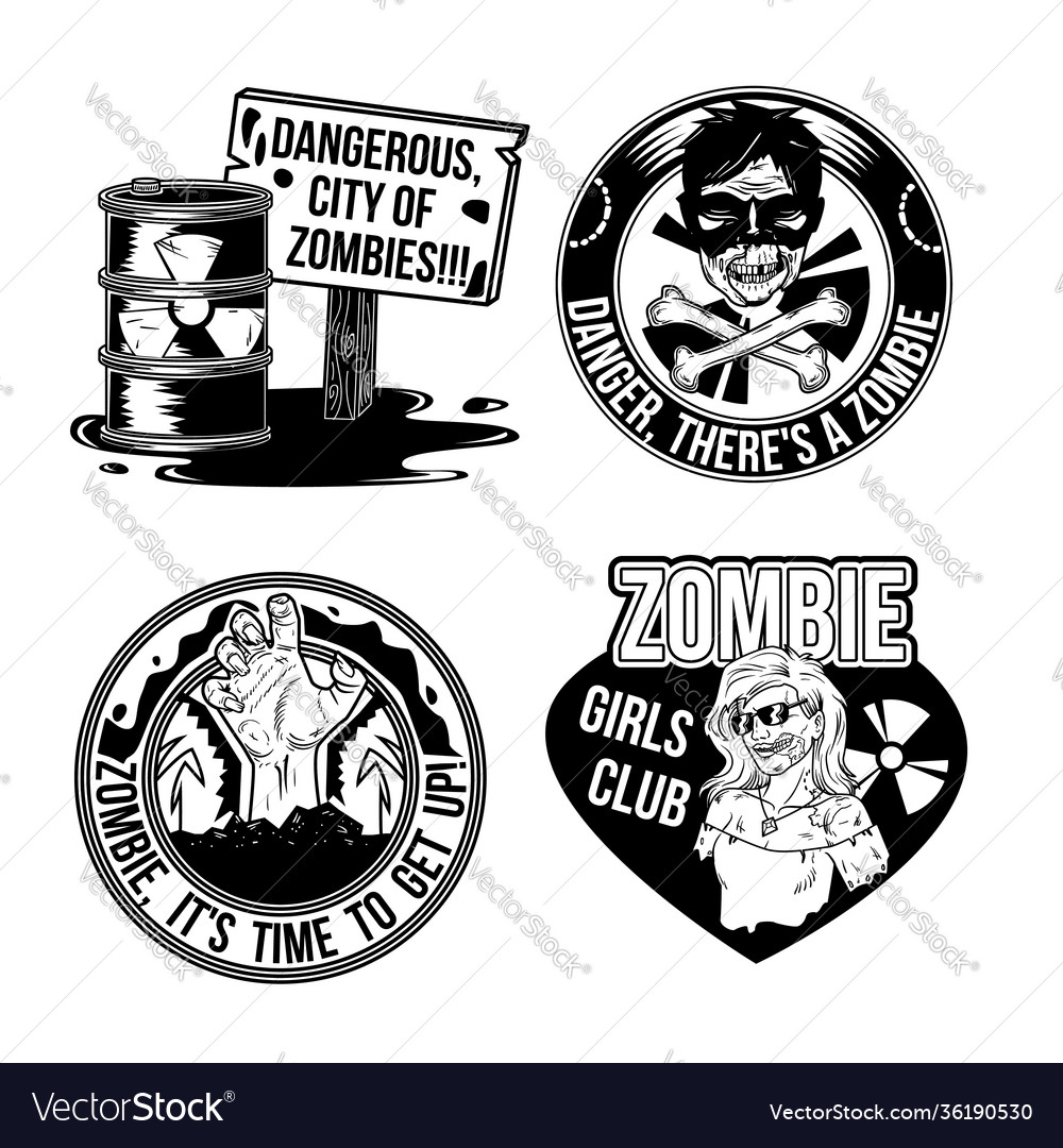 zombie apocalypse labels