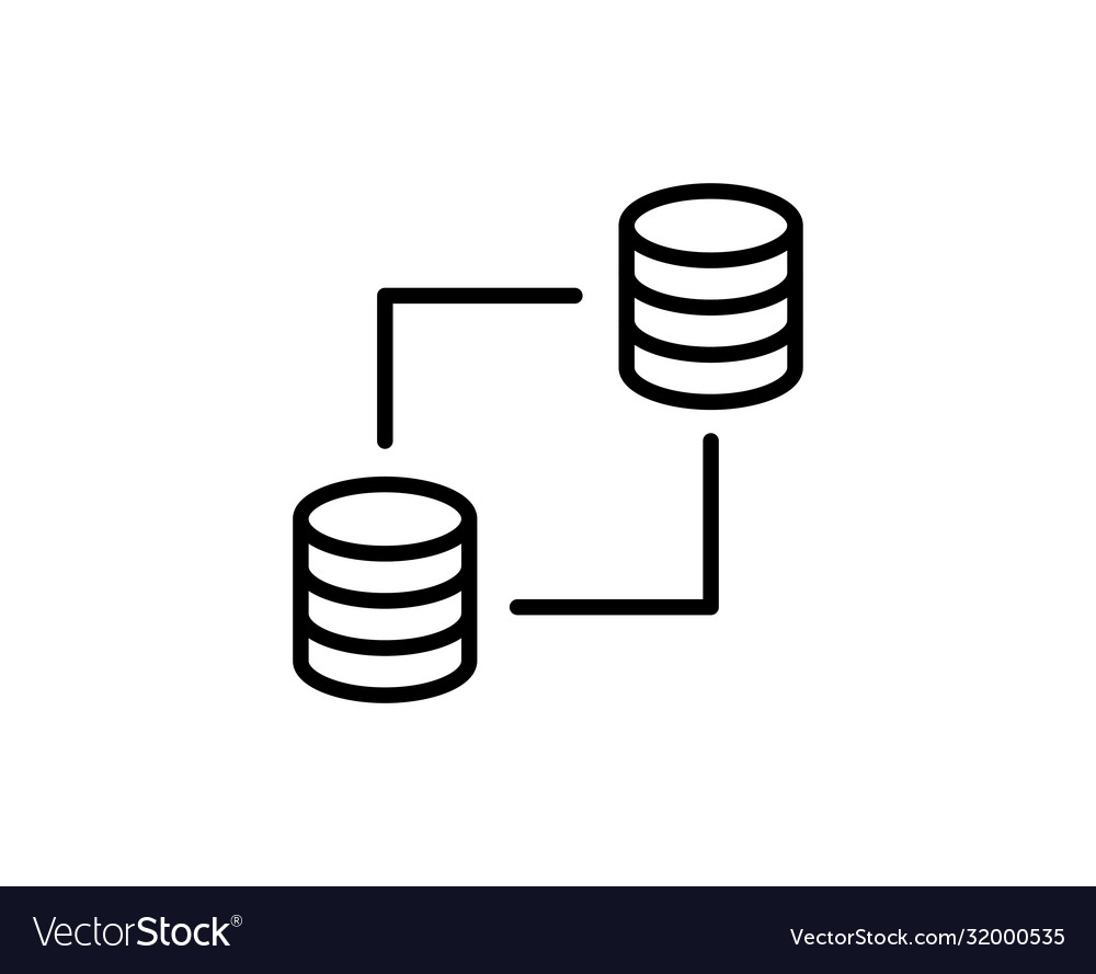 Data line icon Royalty Free Vector Image - VectorStock