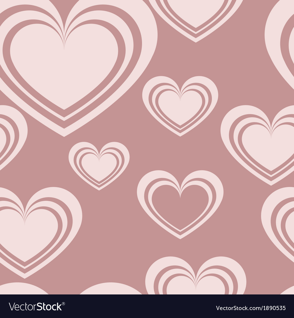 Pattern heart Royalty Free Vector Image - VectorStock