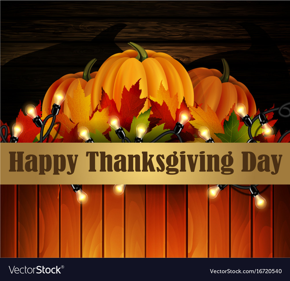 Happy thanksgiving day Royalty Free Vector Image