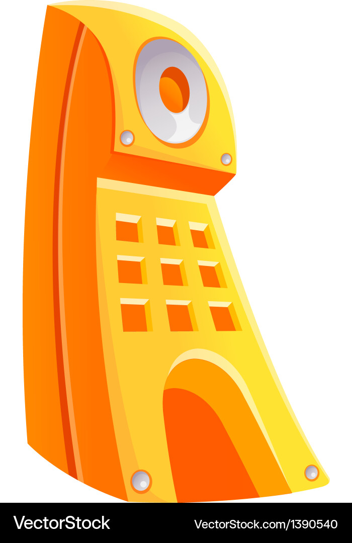 Icon receiver Royalty Free Vector Image - VectorStock