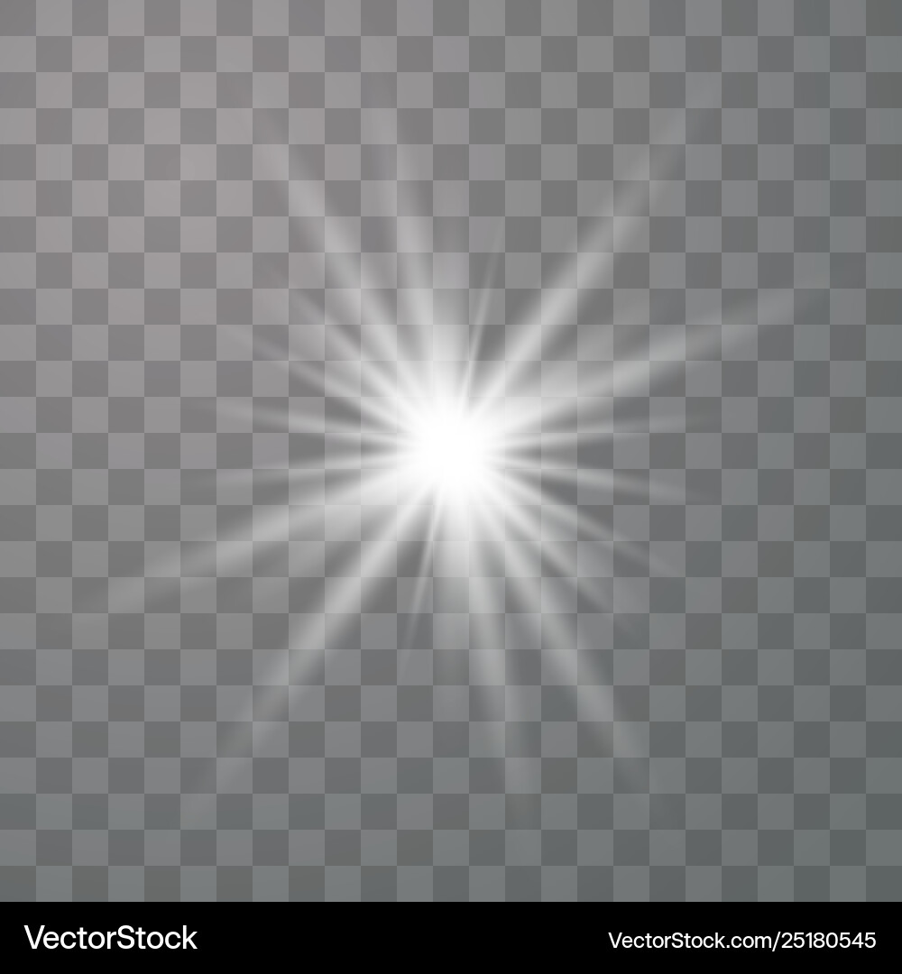 Light effect glow Royalty Free Vector Image - VectorStock