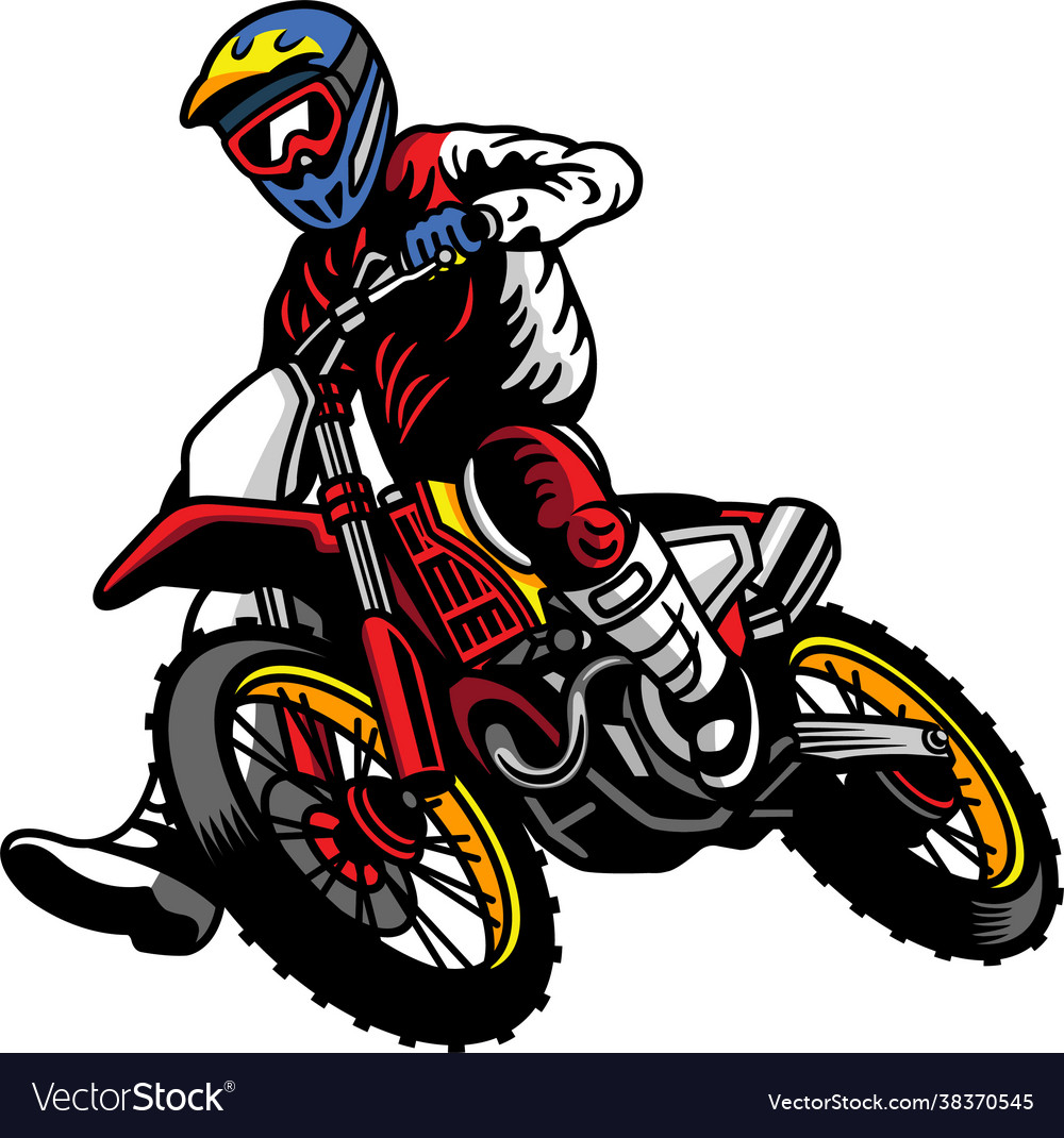 Motocross Motorcycle, Riding a motorcycle, racing, motorcycle Cartoon,  vehicle png