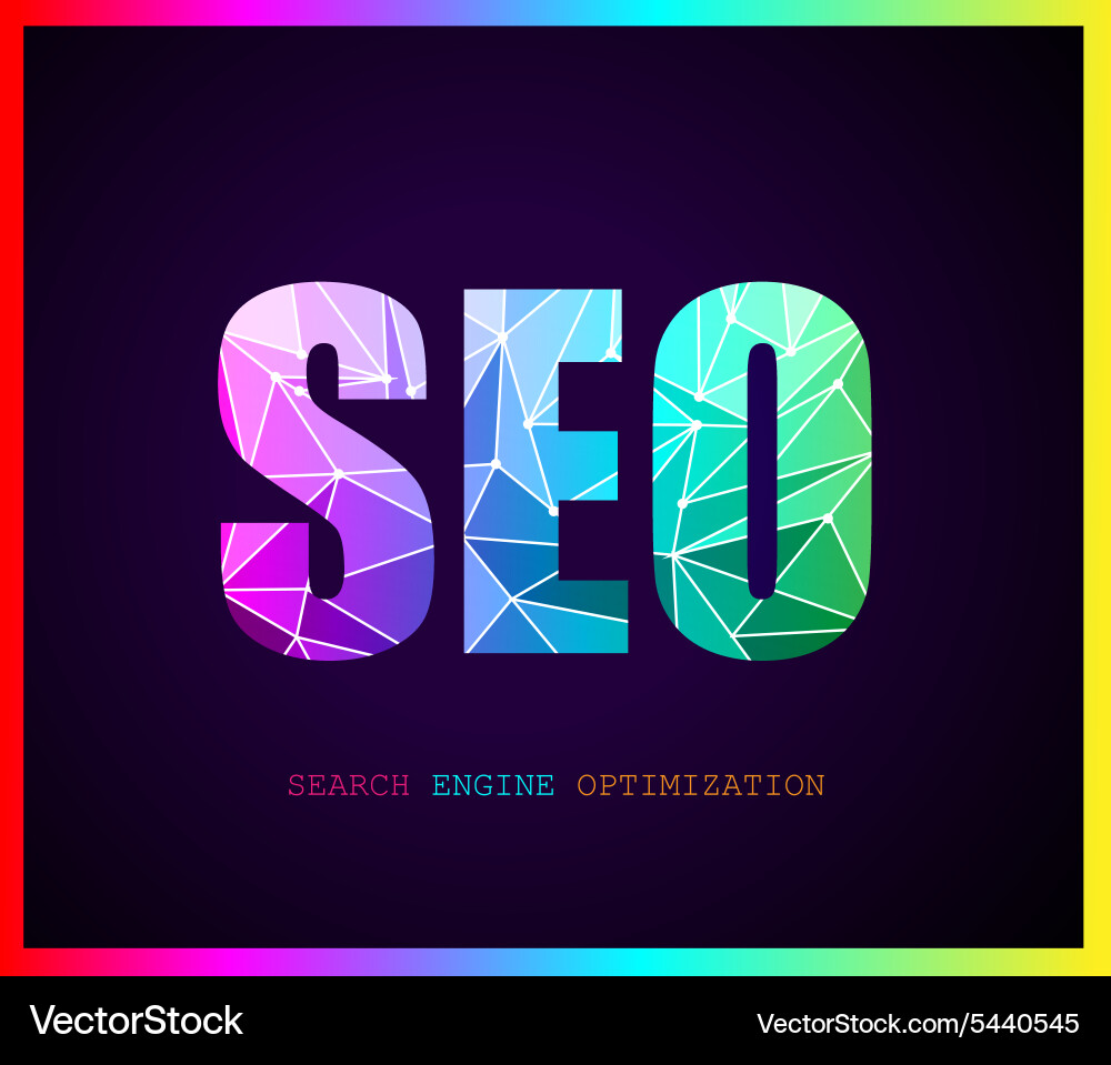 Seo search engine optimization concept Royalty Free Vector