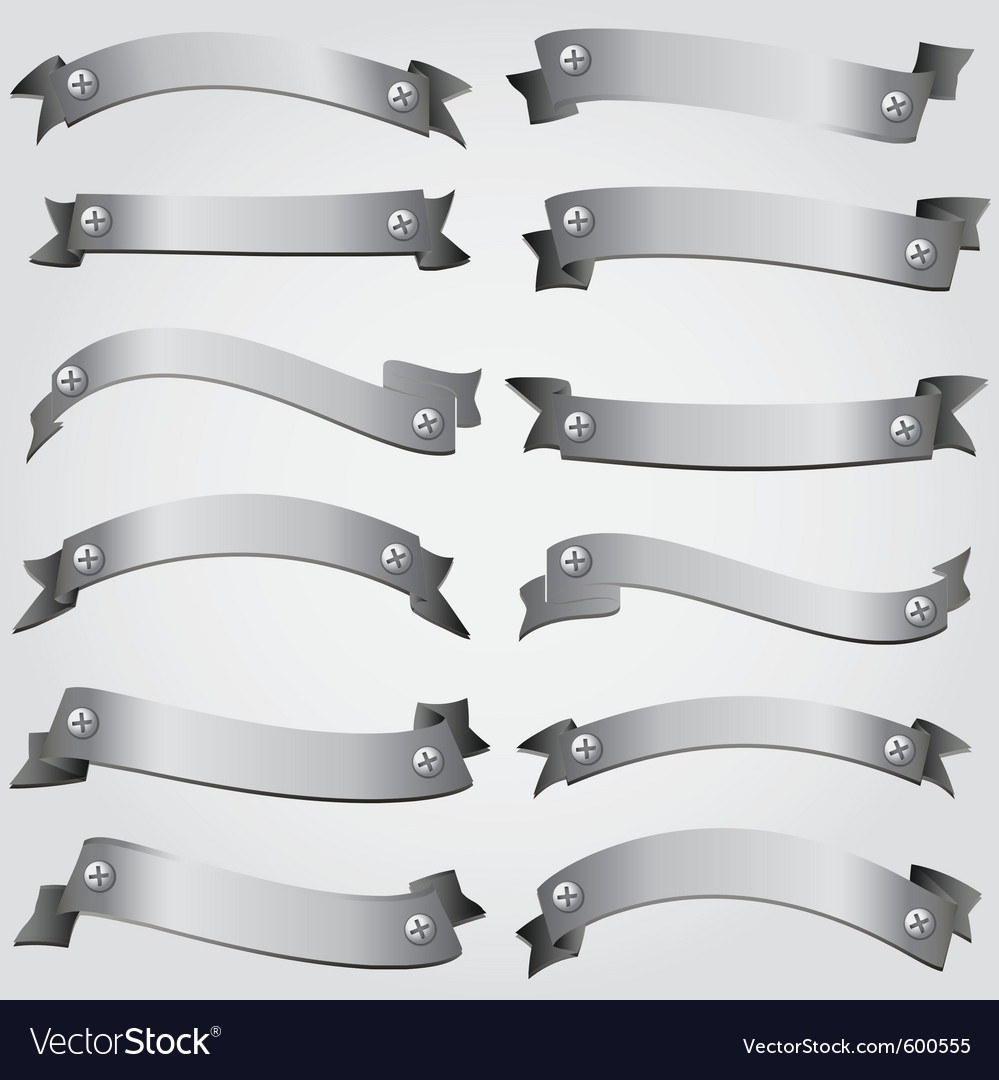 Set ribbons for your text Royalty Free Vector Image