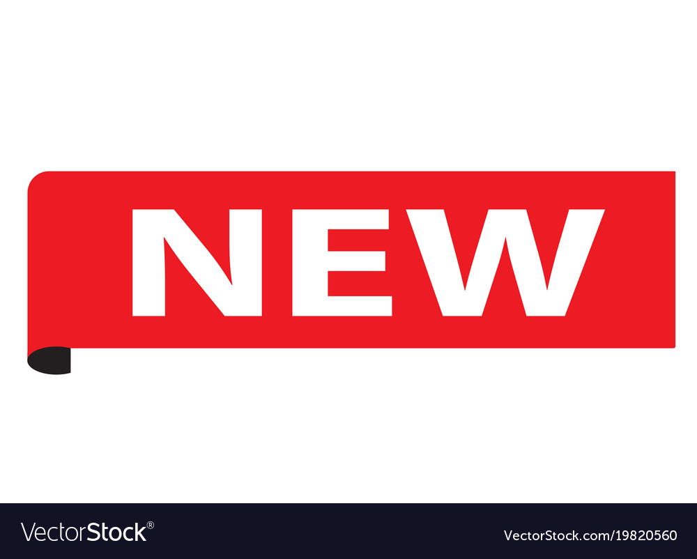 new product corner label