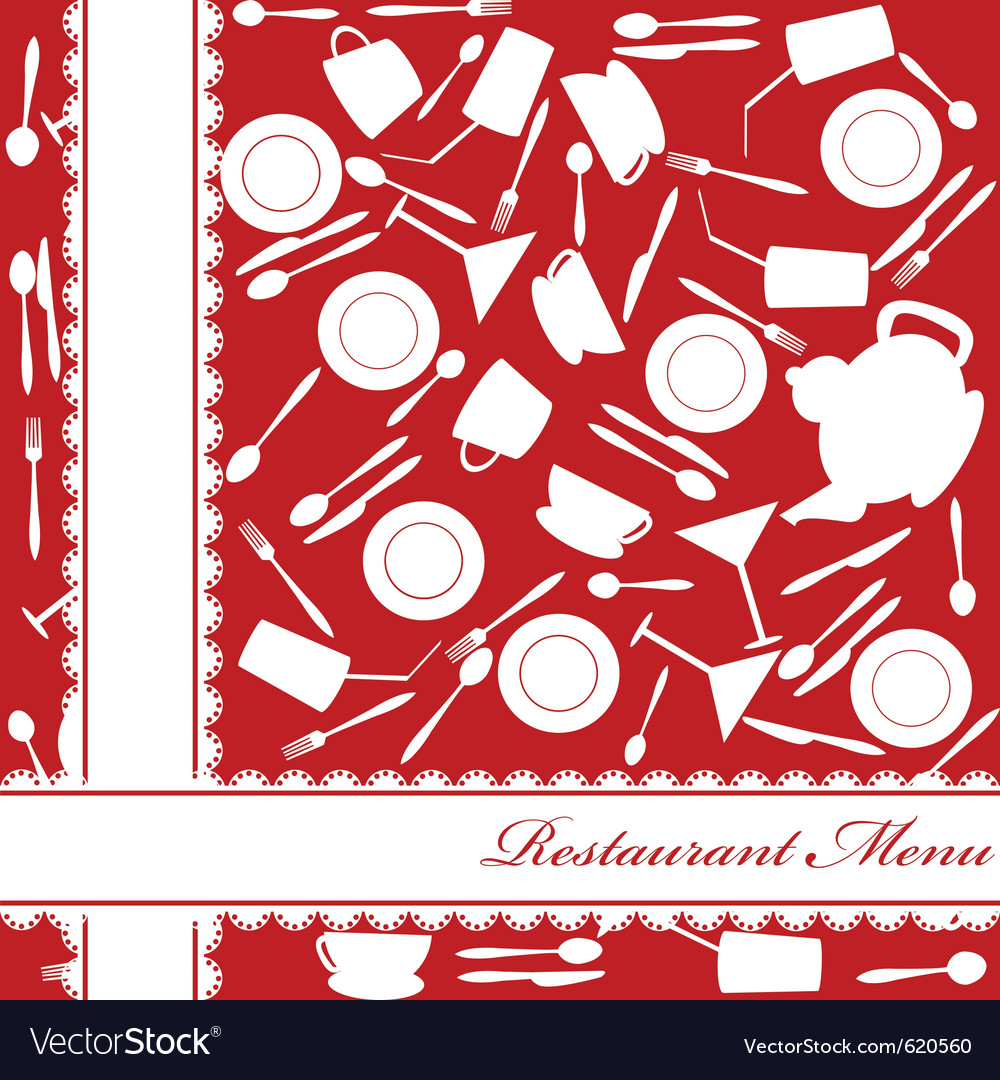 Restaurant menu Royalty Free Vector Image - VectorStock