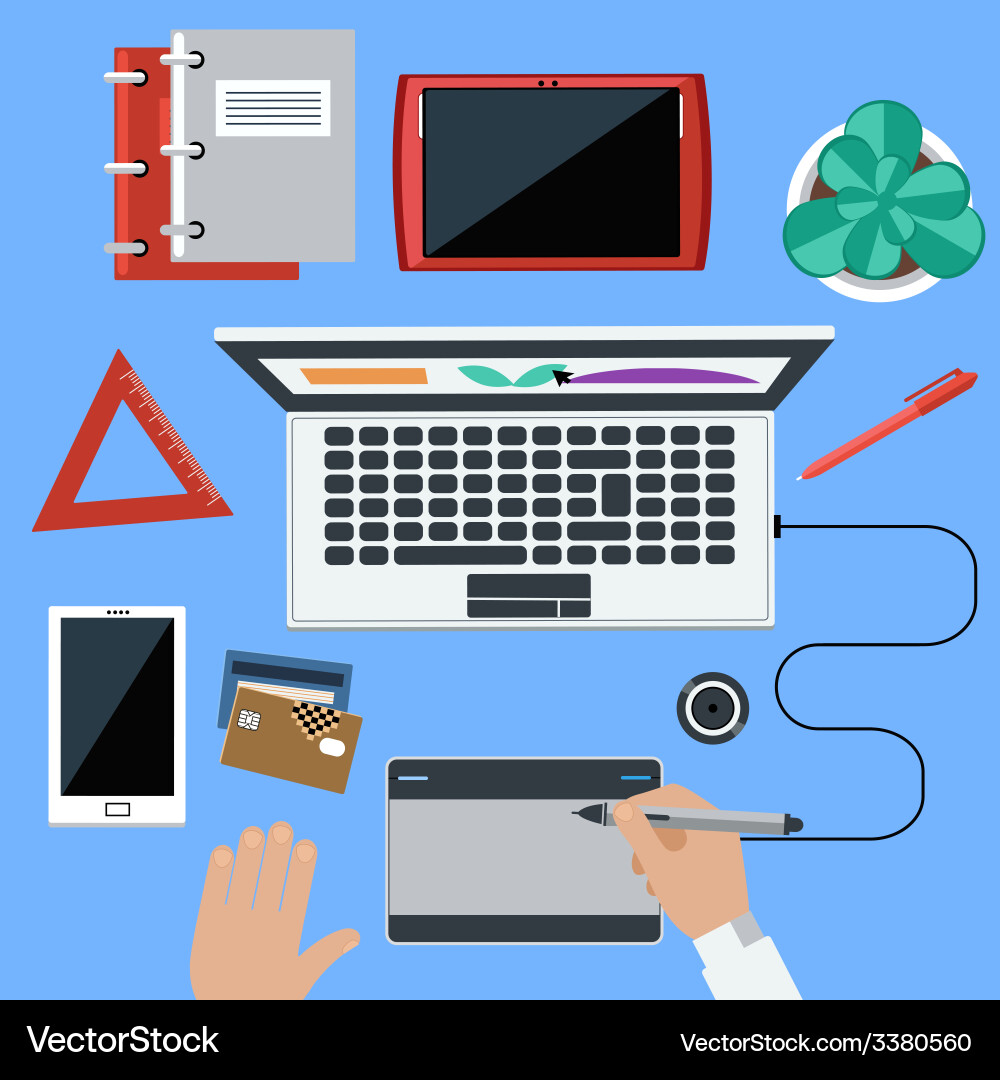 Web design concept Royalty Free Vector Image - VectorStock