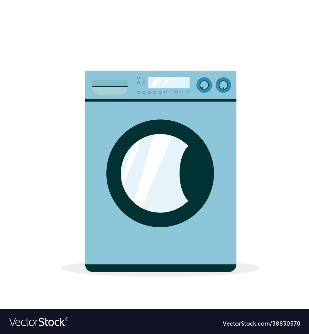 A stylish washing machine Royalty Free Vector Image