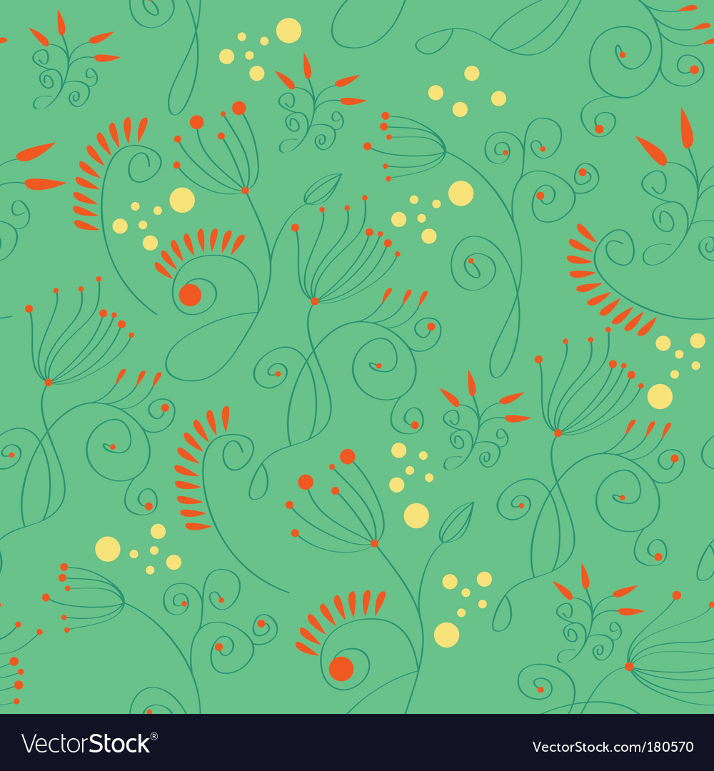 Abstract floral pattern Royalty Free Vector Image