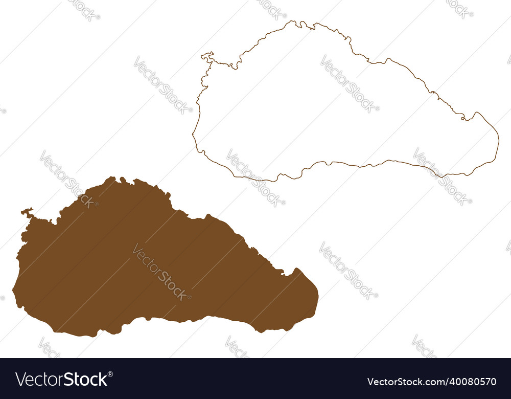 Obi island republic of indonesia south east asia Vector Image