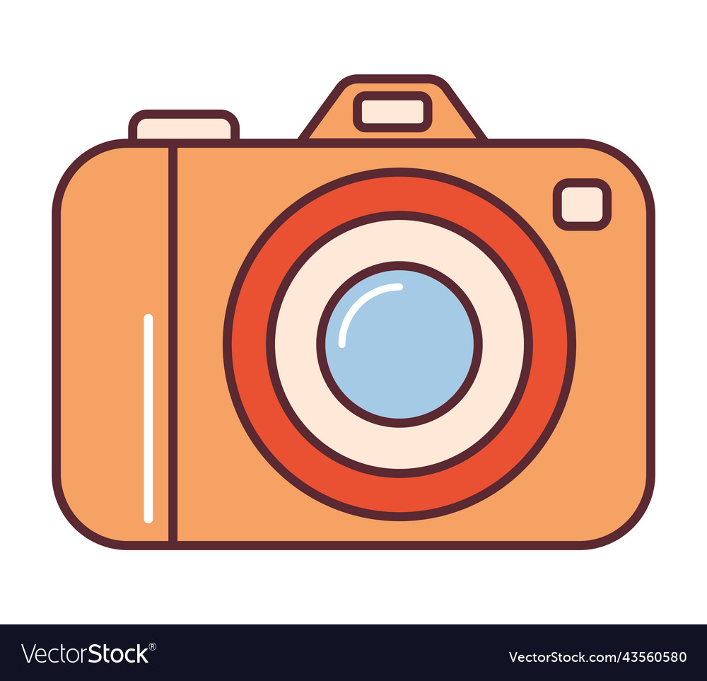 Colored camera design Royalty Free Vector Image