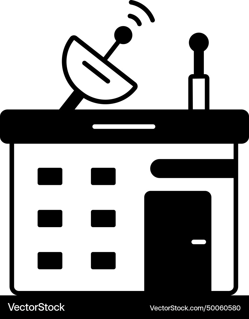 Space exploration linear icon Royalty Free Vector Image