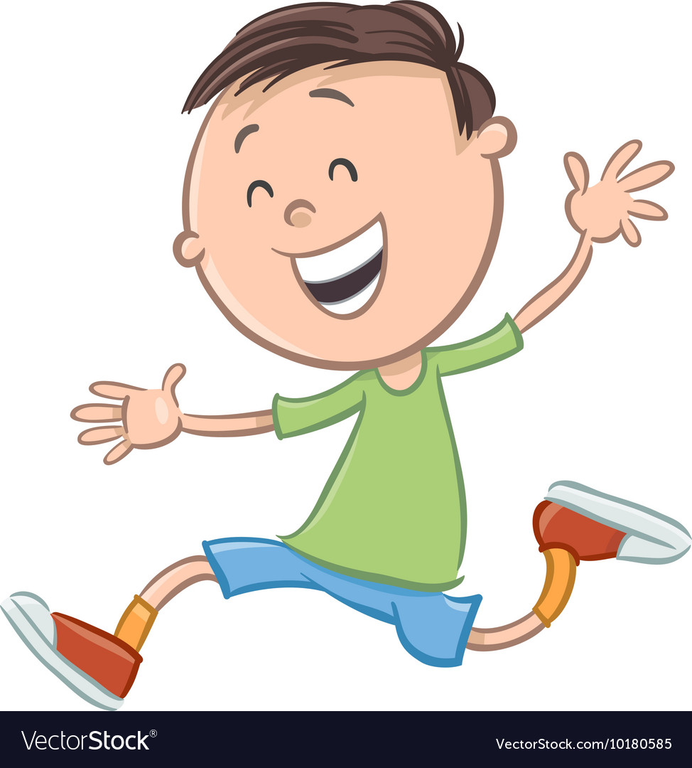 Boy character cartoon Royalty Free Vector Image