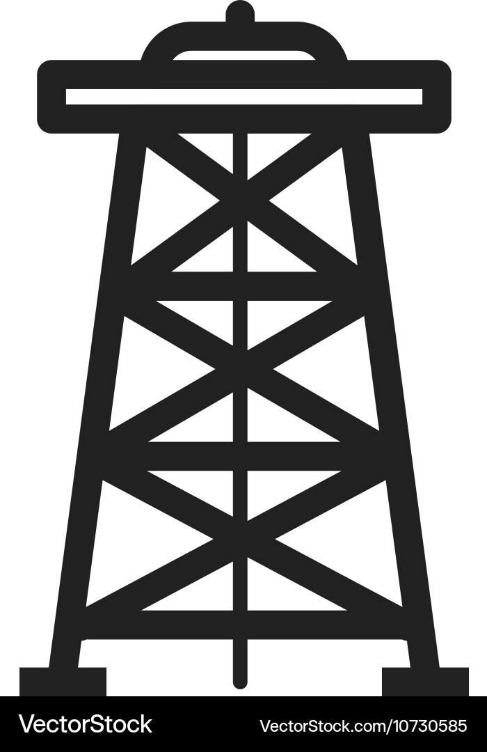 Derrick Royalty Free Vector Image - VectorStock