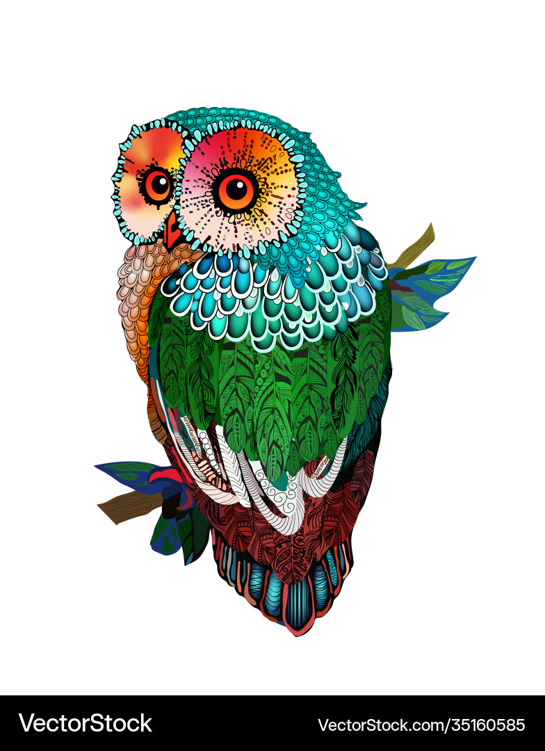 Owl Royalty Free Vector Image - VectorStock