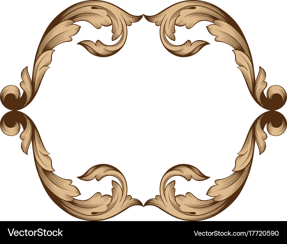 Classical baroque Royalty Free Vector Image - VectorStock
