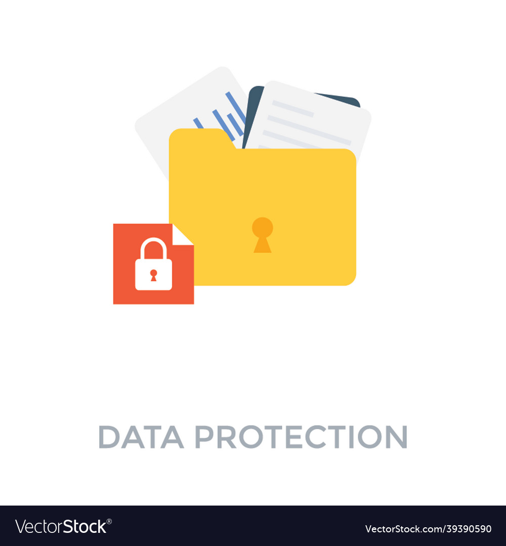 Data protection Royalty Free Vector Image - VectorStock