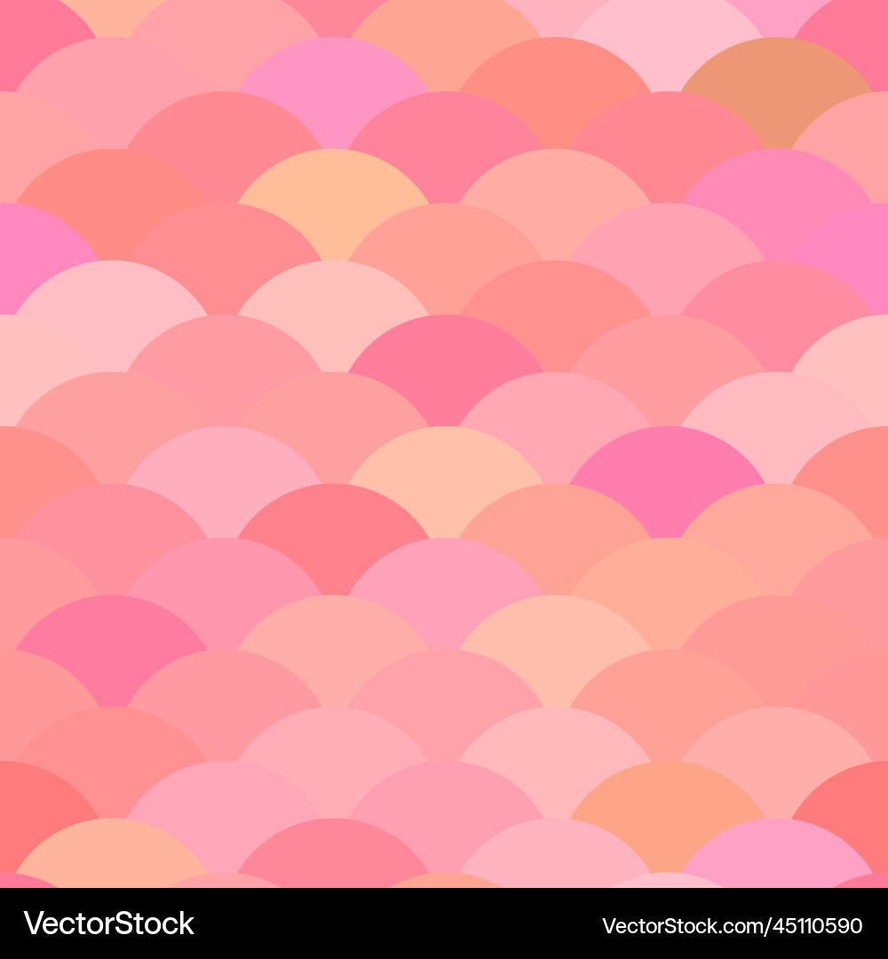Seamless pattern scales wave abstract simple Vector Image