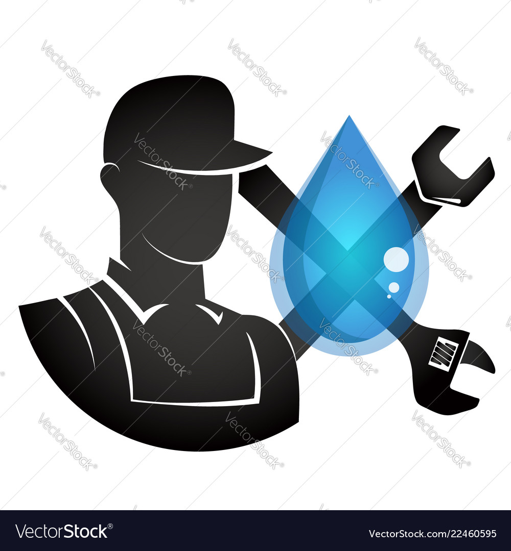 Plumber symbol Royalty Free Vector Image - VectorStock