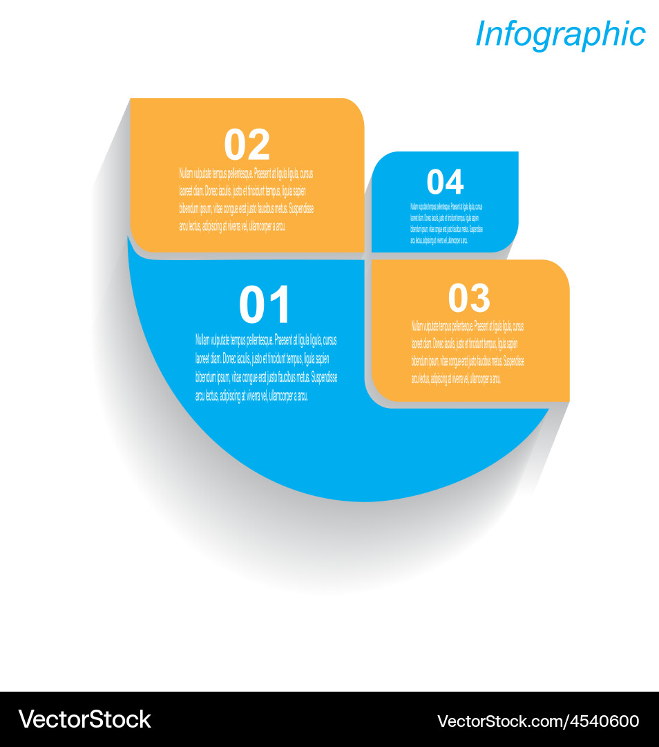 Infographic template Royalty Free Vector Image