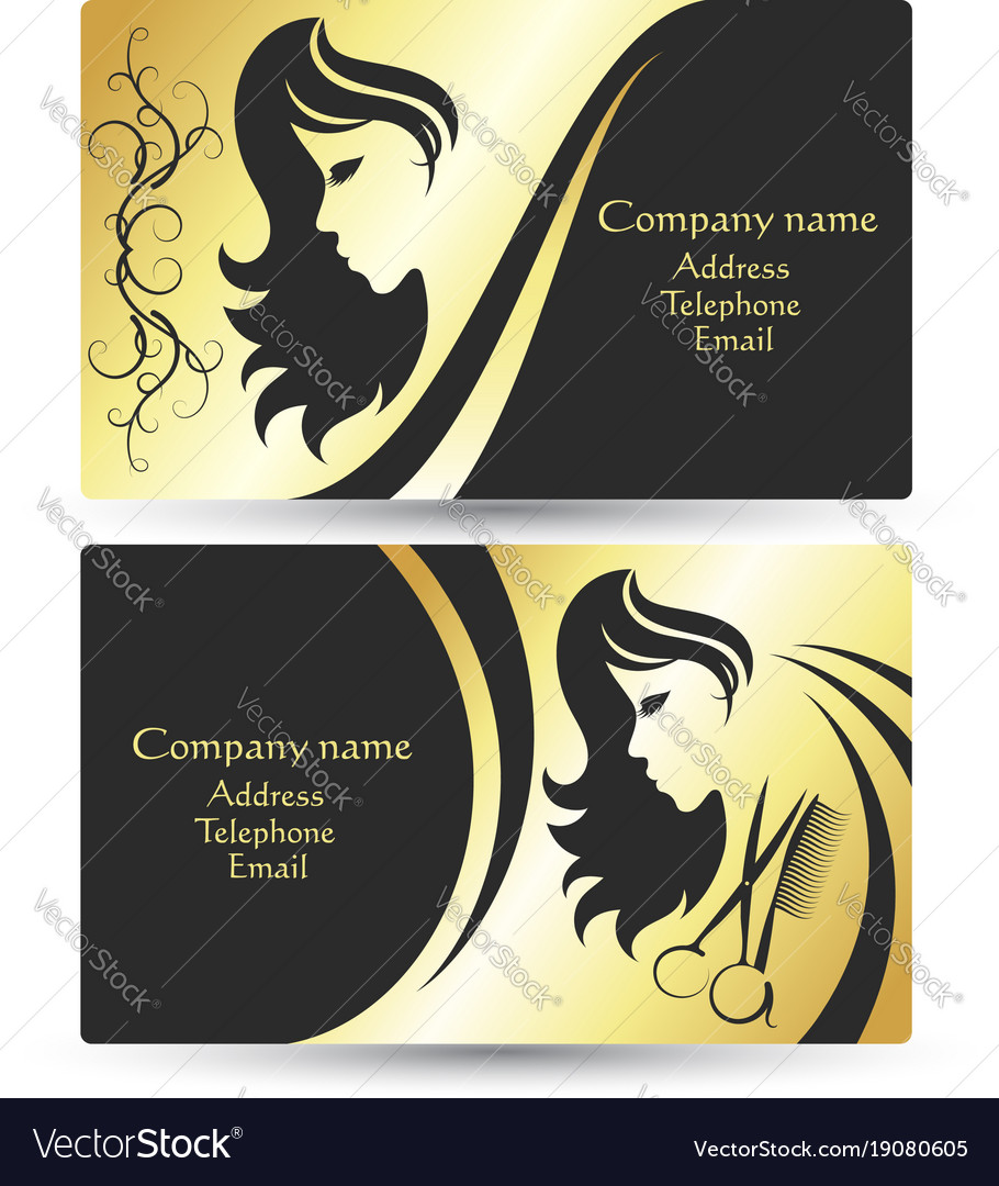 Hairdressers Business Cards Monte