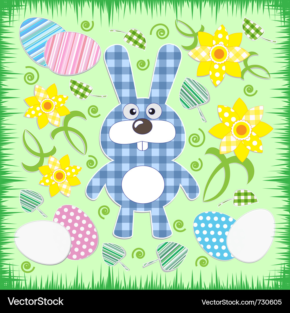 Easter bunny Royalty Free Vector Image - VectorStock