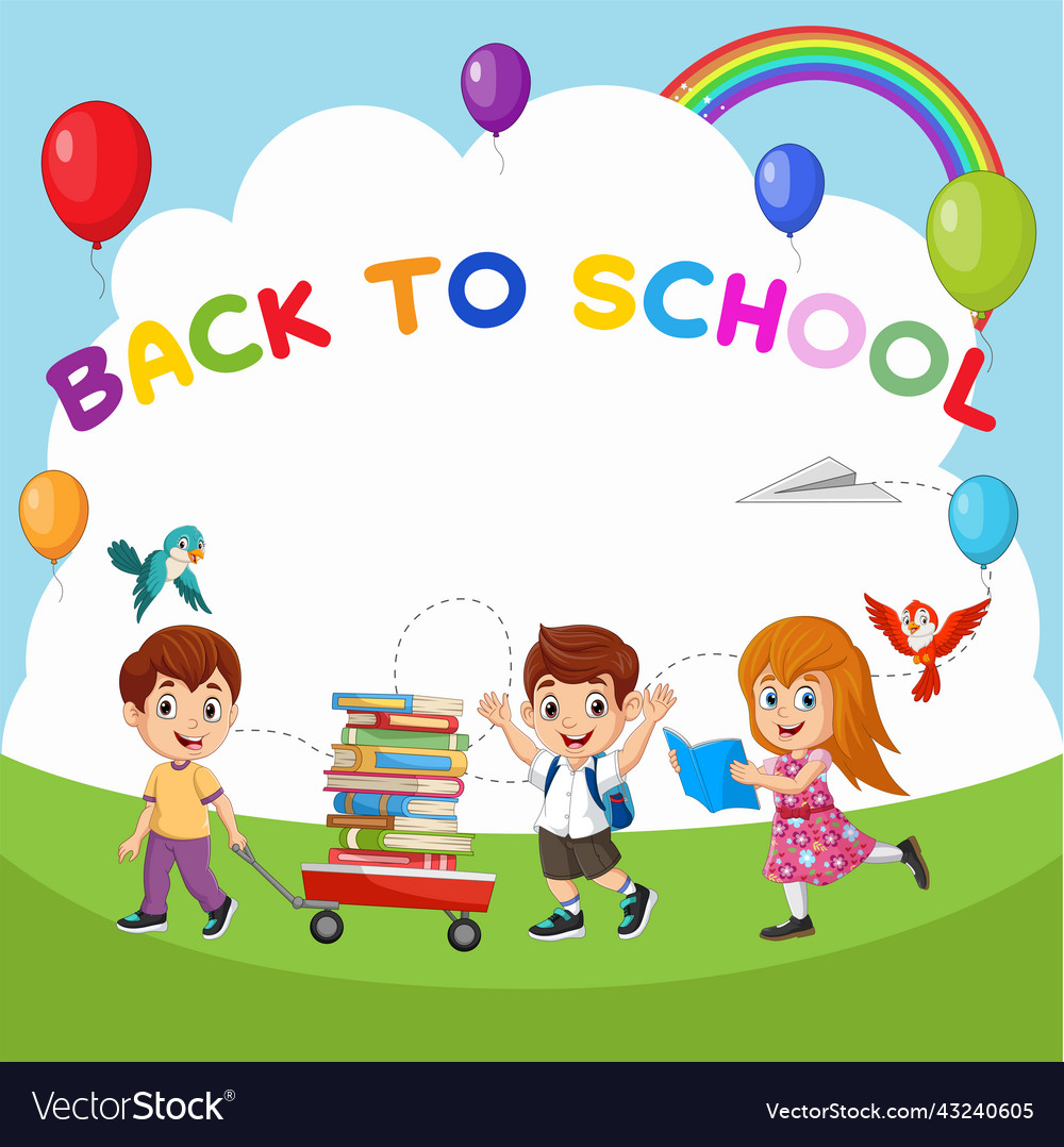 Back to school Royalty Free Vector Image - VectorStock