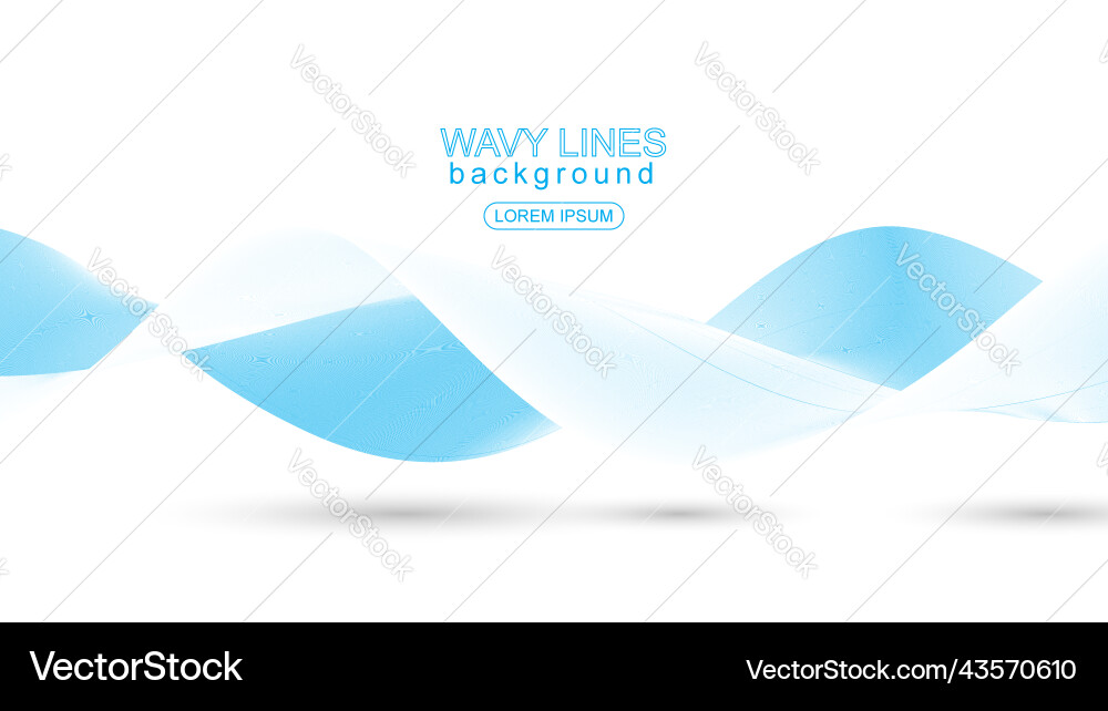 Flowing liquid wave motion background Royalty Free Vector