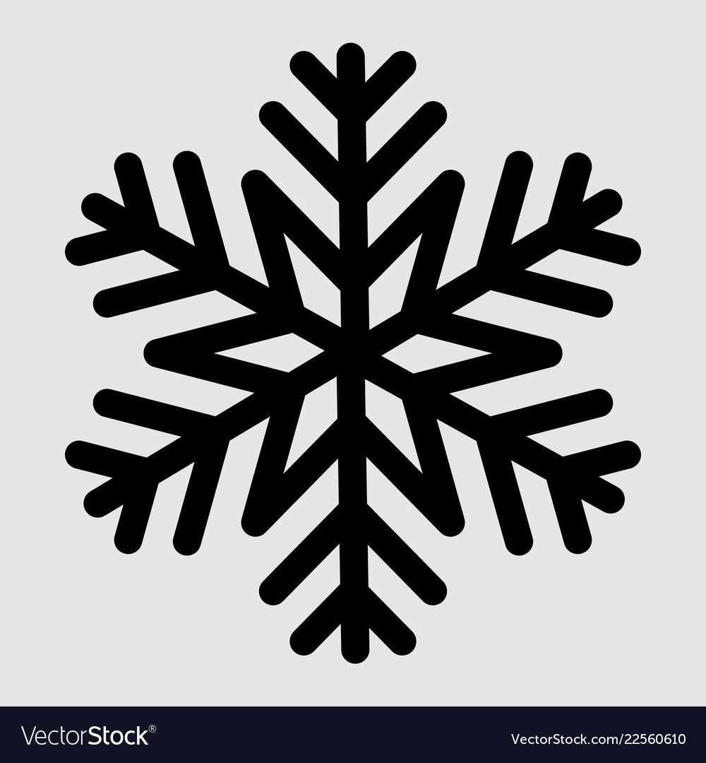 snowflake outline template