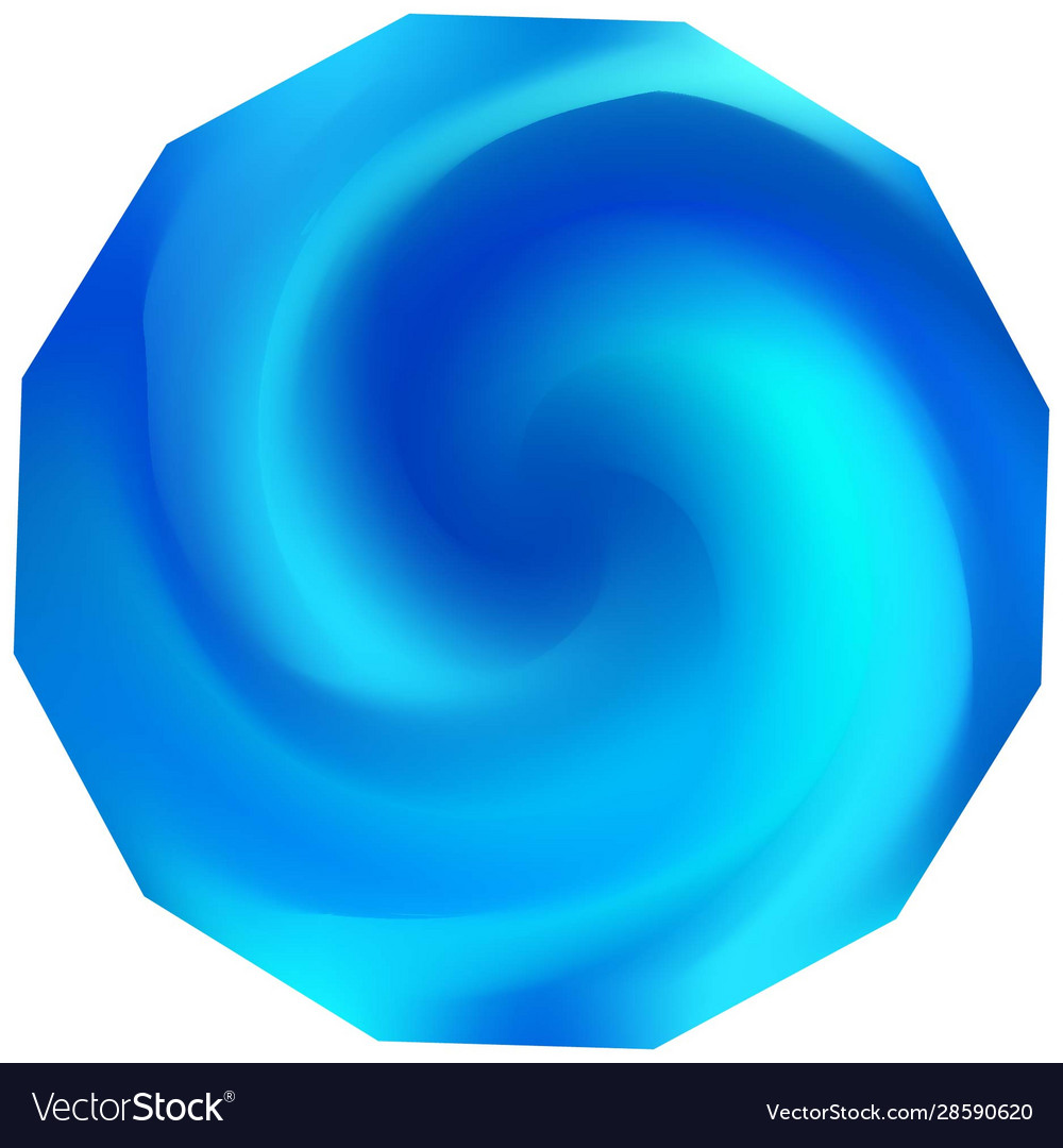 Colored background in form a shape Royalty Free Vector Image