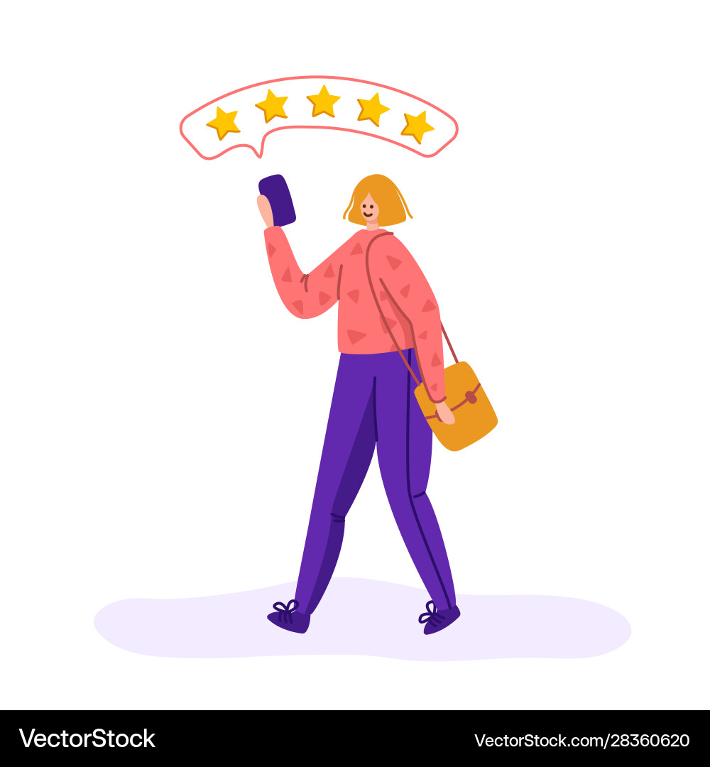 Customer feedback concept Royalty Free Vector Image