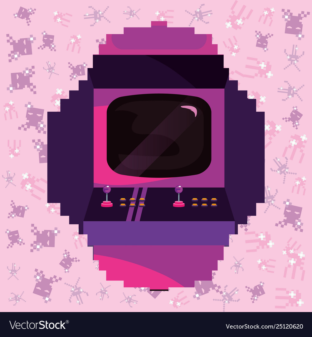 Video game retro Royalty Free Vector Image - VectorStock