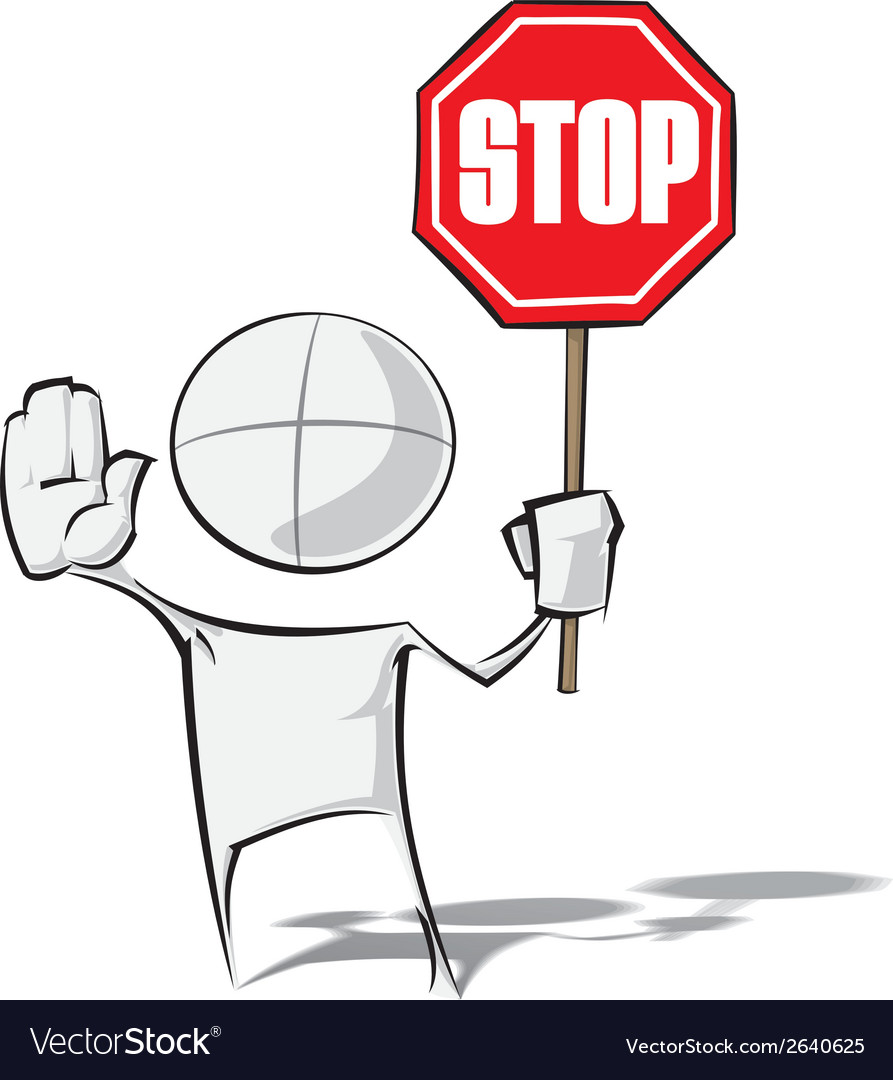 Stop time Royalty Free Vector Image - VectorStock