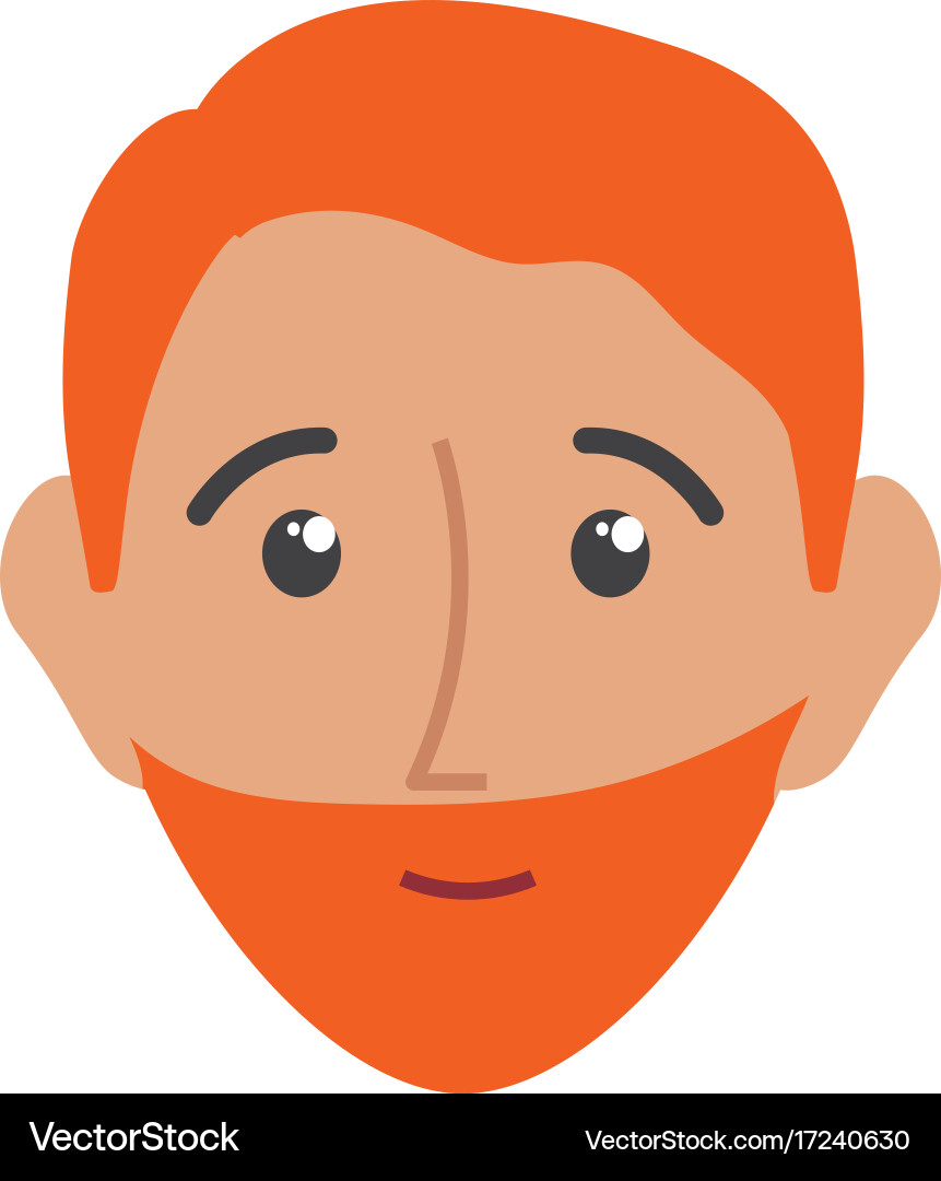 Face man Royalty Free Vector Image - VectorStock