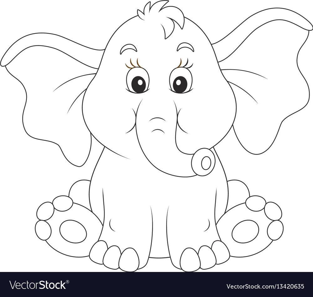 105 Coloring Book Elephant Sitting Best HD 105 Coloring Book Elephant Sitting Best HD