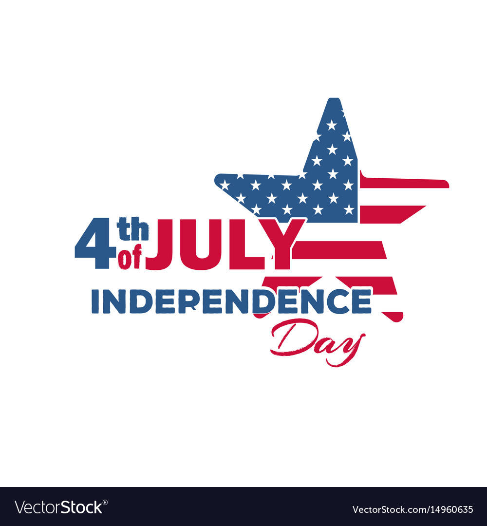 Happy independence day Royalty Free Vector Image