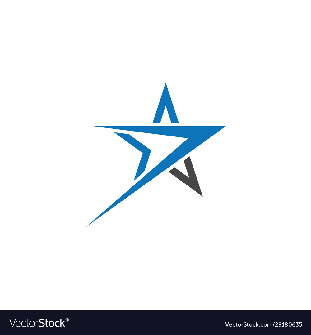 Star icon template Royalty Free Vector Image - VectorStock