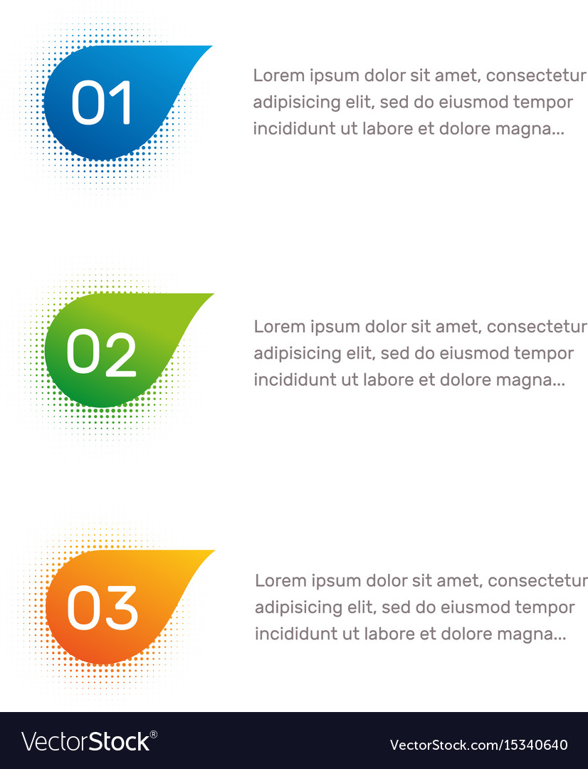 Layout workflow outline colorful menu for app