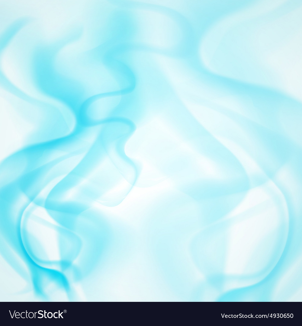 Abstract background light blue smoke Royalty Free Vector