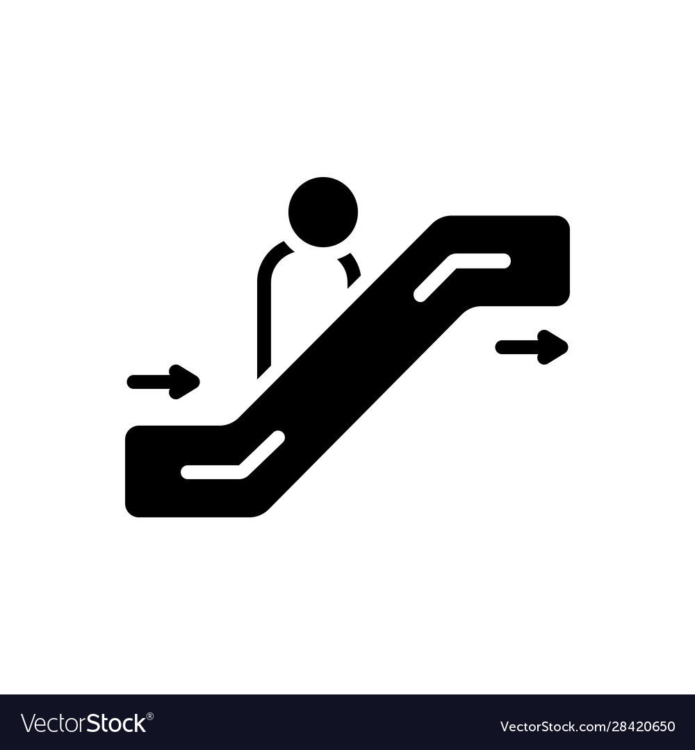 Escalator Royalty Free Vector Image - VectorStock