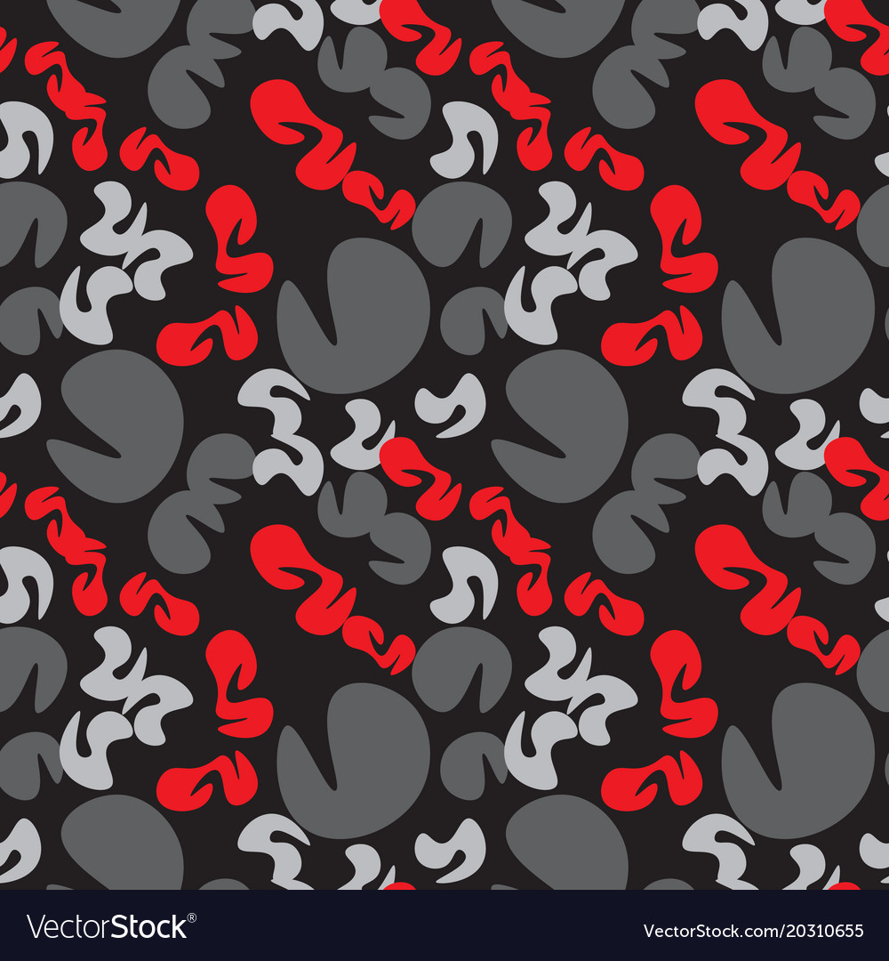 Creatures bird eye view seamless pattern Vector Image