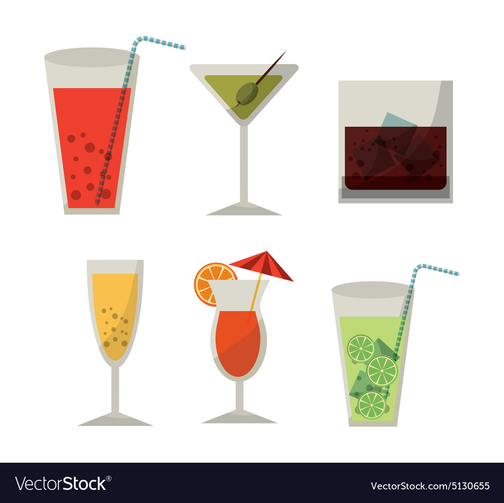 Drink retro label Royalty Free Vector Image - VectorStock