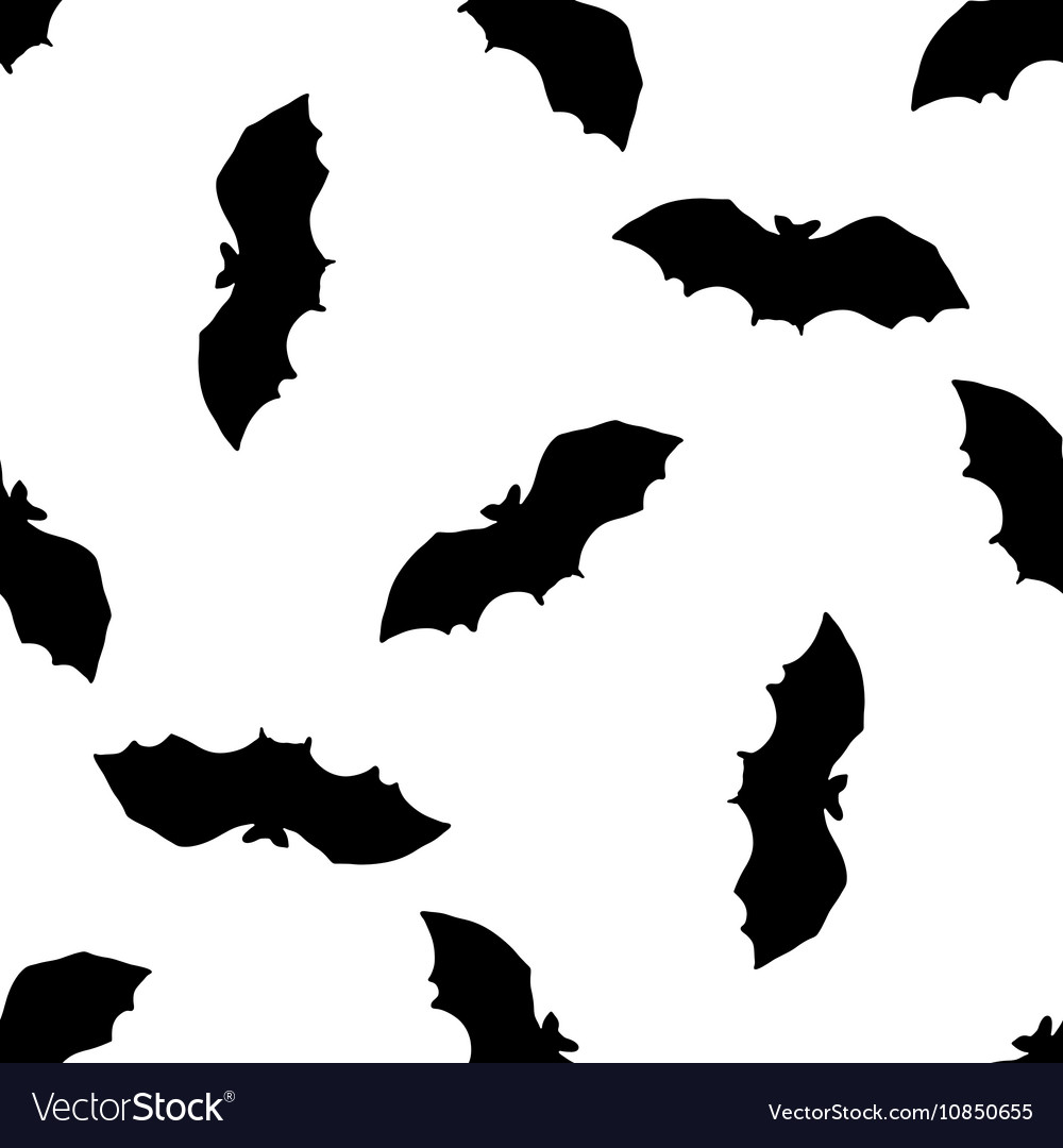 Hand drawn doodle Halloween bat Black pen objects Vector Image